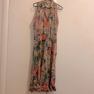 Vintage Floral button-down dress